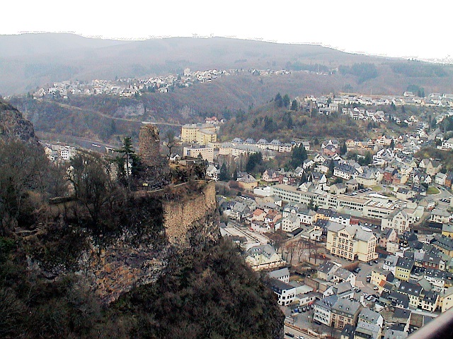 Idar Oberstein mit Burg Bosselstein