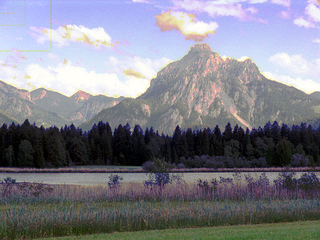 Blick zum Säugling (Hopfensee)