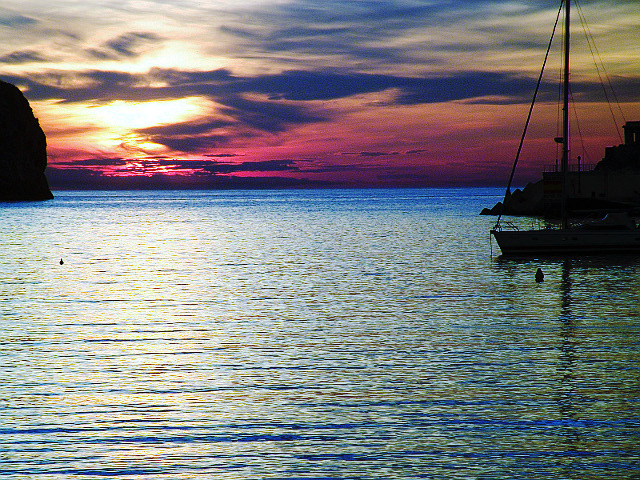 Sonnenuntergang Port de Sóller
