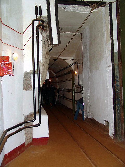 Gang zu den Unterkünften