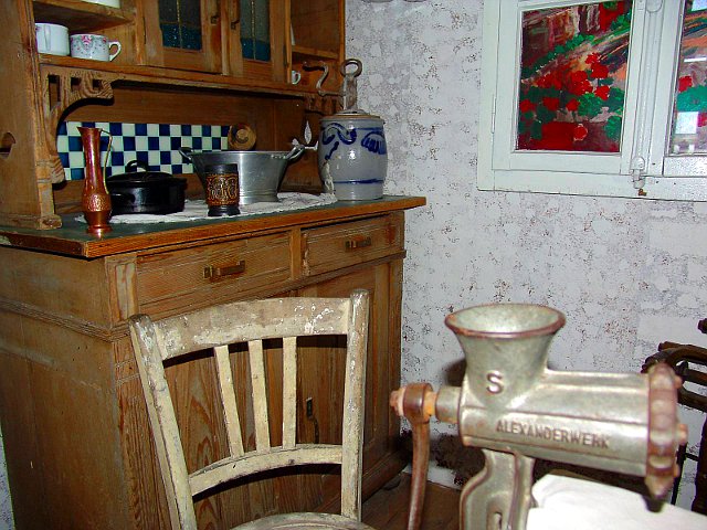 Alte Kücheneinrichtung